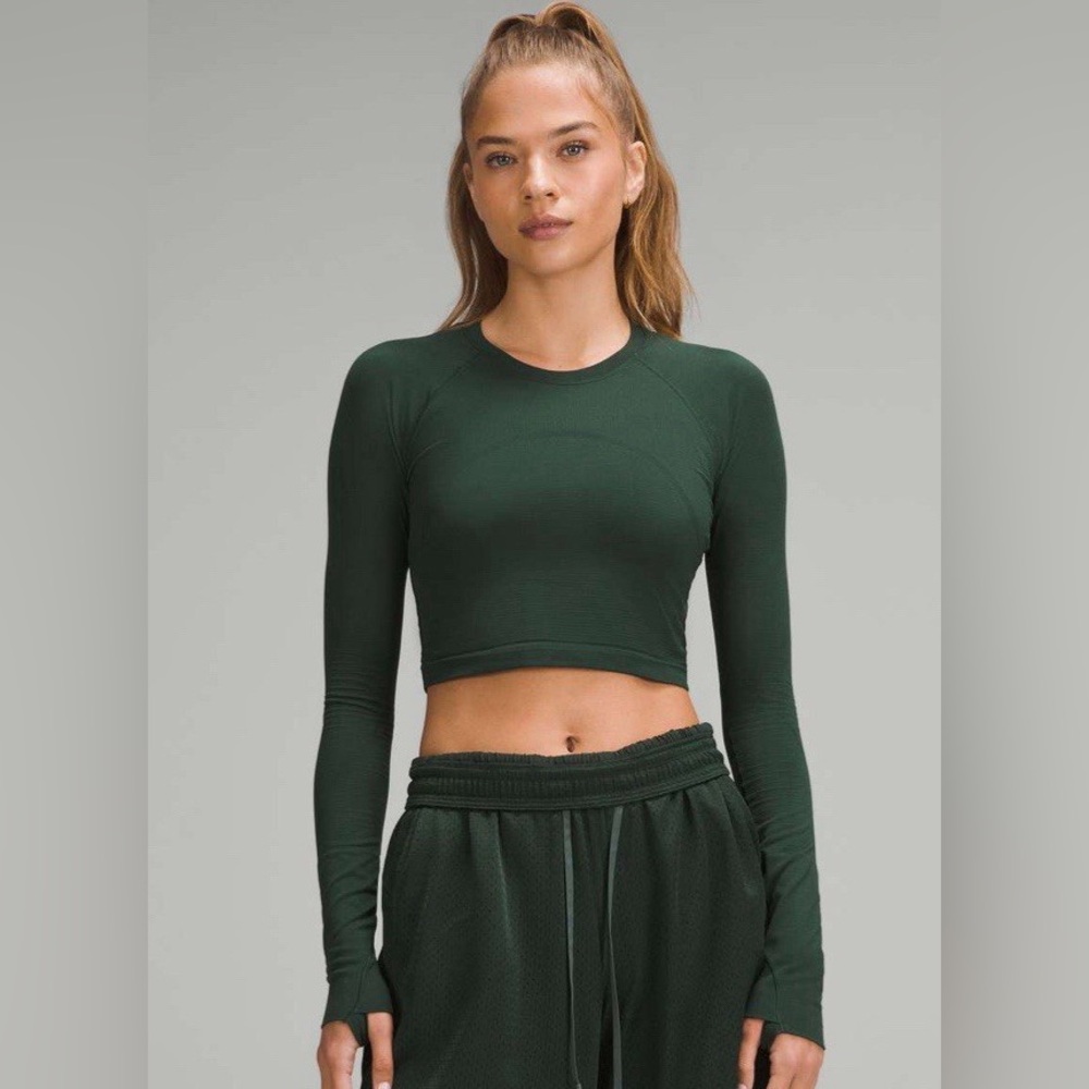 SALE - NWT Lululemon Swiftly Tech Cropped Long-Sleeve Shirt 2.0